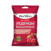 Хербион (вишня) без сахара №25 леденцы